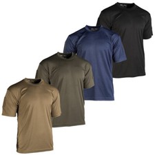 Mil-Tec Tactical Quick Dry Short Sleeve T-Shirt Round Neck Casual Technical Fit