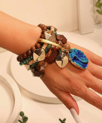 Stack stretch bracelet - stack, summer