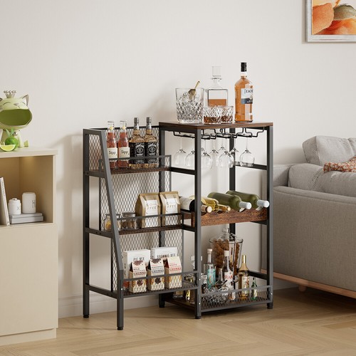 Industrial wine rack stand - rack,