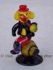 CIRCUS CLOWN FIGURINE@MURANO