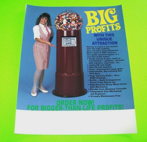 Gumball machine flyer - flyer, jumbo