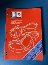 QUINTON HAZELL DRIVE BELTS PARTS CATALOGUE 1987 TO 1988 BOOK QH2
