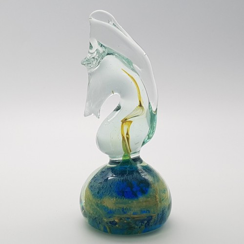 Mdina glass seahorse - mdina,