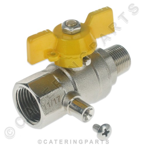 Gas test point ball valve - test,