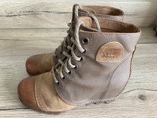 Sorrel Ladies ‘Joan of Arctic’ Tan Lace Up Ankle Boots UK6 EU39