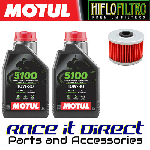 Oil and filter - honda, cbr