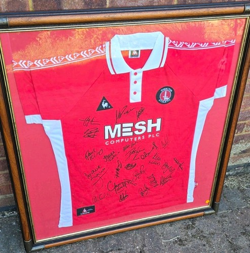 1998 framed signed charlton - 1998/99,