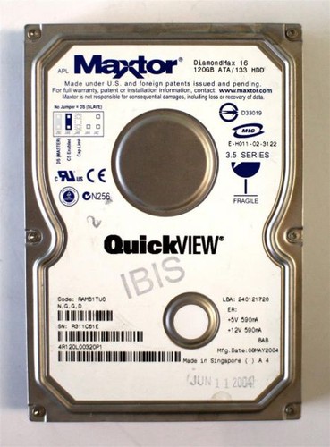 Maxtor diamondmax 120gb - maxtor,