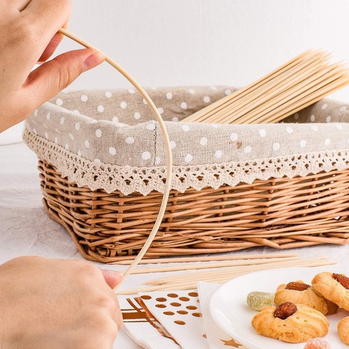 100 bamboo skewers bbq sticks - skewers,