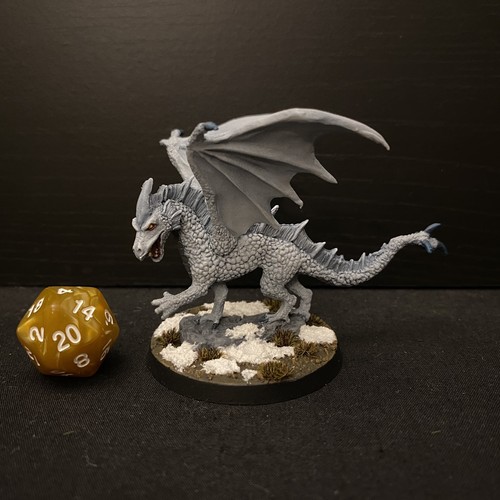 Ice dragon painted dungeons - painted,
