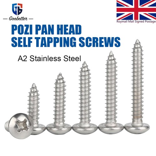 Pozi pan self - tapping, screws