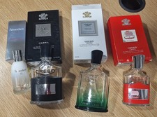 CREED Viking 50ml + Aventus + Vetiver EMPTY bottle(s) 100ml + Box + - authentic