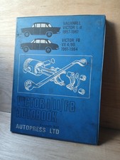 Vauxhall Victor 1, 2, FB, 1957 - 1964 Autobook Workshop Manual