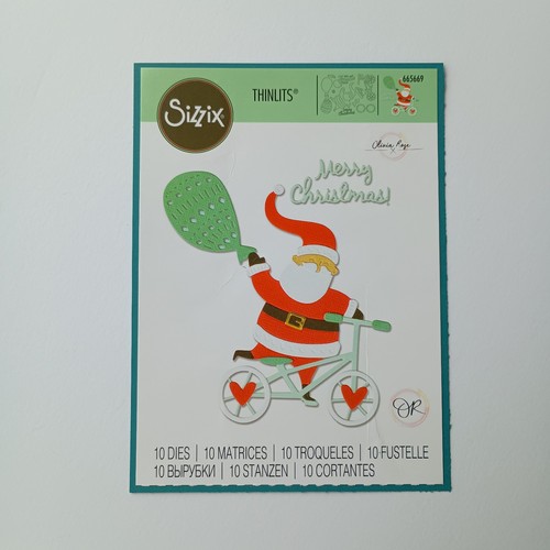 Sizzix thinlits die set santas - set,