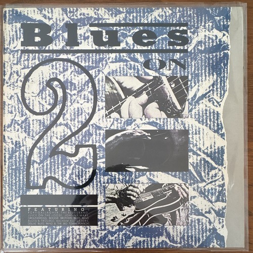 Various blues 12 black - blues, 12"