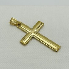 9ct Solid Gold Large Cross