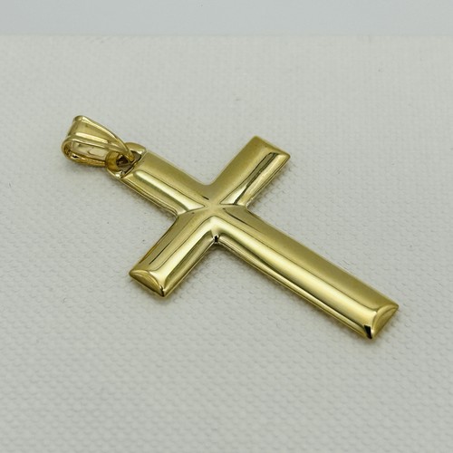 9ct solid gold - solid, cross