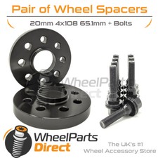 Wheel Spacers (2) & Bolts 20mm