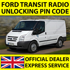 ✅FORD TRANSIT RADIO UNLOCKING PIN CODE FOR SONY 6000 CD 4500 RDS TRAVELPILOT✅