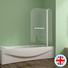 180° pivot Bath Shower Screen 1000X1400mm Safety Glass Over Double Door Panel H