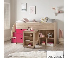 Cabin bed with storage - bed,