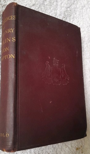 Reminiscences sir henry - reminiscences,