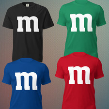 M&M Group Costume T-Shirts – Adults & Kids Sizes – Party, Matching Tee