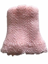 Hand Knitted 4ply Pale Pink