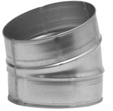 Spiral Duct B15 Bend (15°) - Metal Elbow Bend, Ventilation, HVAC, Extraction