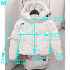 HOLLISTER ULTIMATE COZY LINED PUFFER JACKET SOFT IVORY WOMENS SIZE MEDIUM