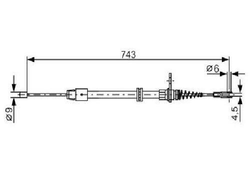 Original bosch cable pull - cable,