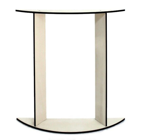 Thin semi circle - thin, console