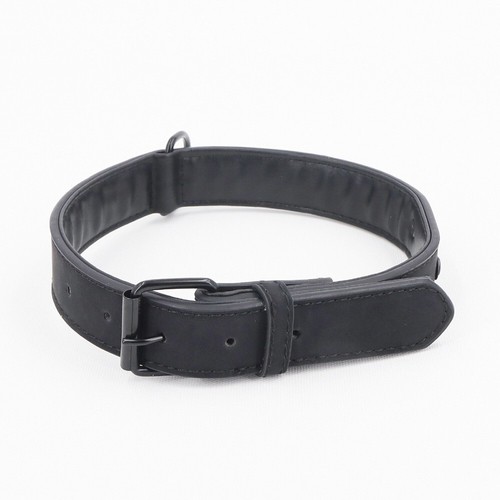 Soft leather collar - leather,