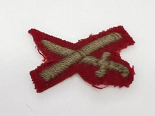 Early 20th Century British Field marshal Cloth Rank badge 37 x 25 mm