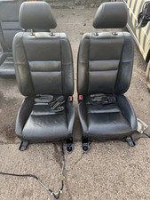 Honda Civic Black Leather Heated Seats Full Set. 