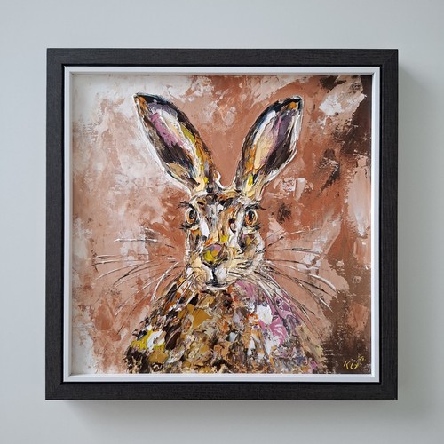 Hare original oil painting - original,