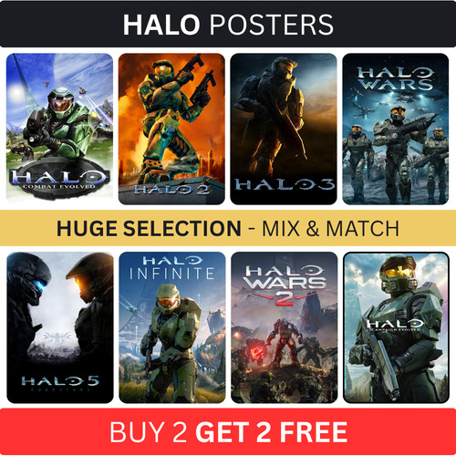 Halo game posters a3 - game,