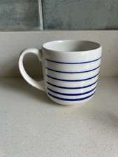 JAMIE OLIVER  STRIPED Mug. White & Blue Stripes. Jamie Oliver VGC Mug