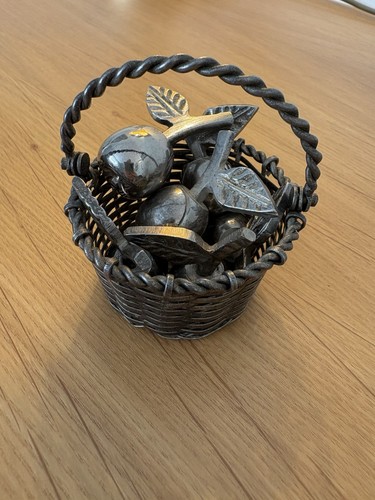 Silver plate basket - silver/silver,