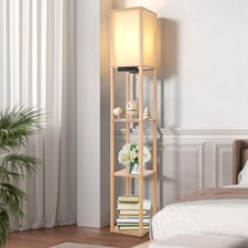 OUTON Floor Lamp with Shelves