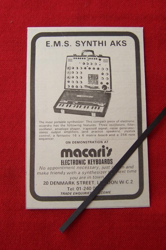 Synthi aks synthesizer - synthi,