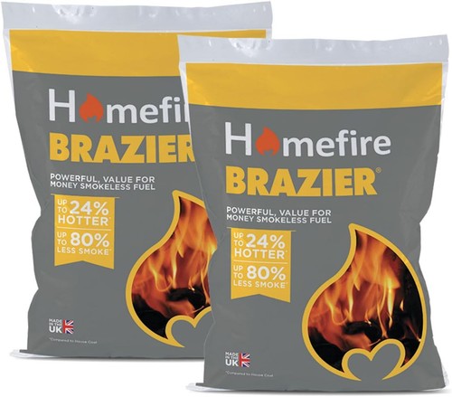 Brazier smokeless coal - smokeless, 40kg