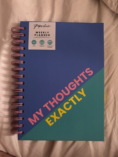 Paperchase hardback weekly - a5,
