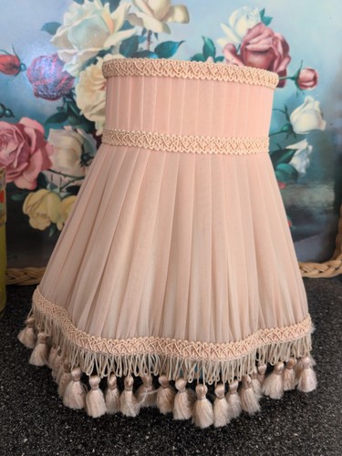 Vintage pleated fringed tassle - vintage,