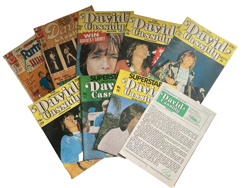David cassidy magazines - david,