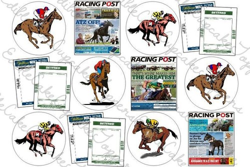 Horse racing betting cupcake - horse,
