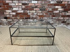 Loaf Wolfie Coffee Table, Metal & Glass.