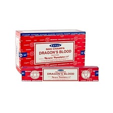 Satya Sai Baba Nag Champa Dragon’s Blood Incense Sticks ( 12 Packs ) -Sealed Box