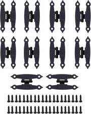 10 Pack Black H Cabinet Hinges