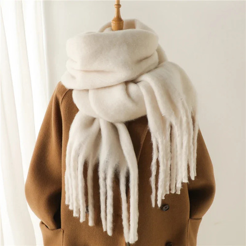 Winter cashmere scarf women - scarf,